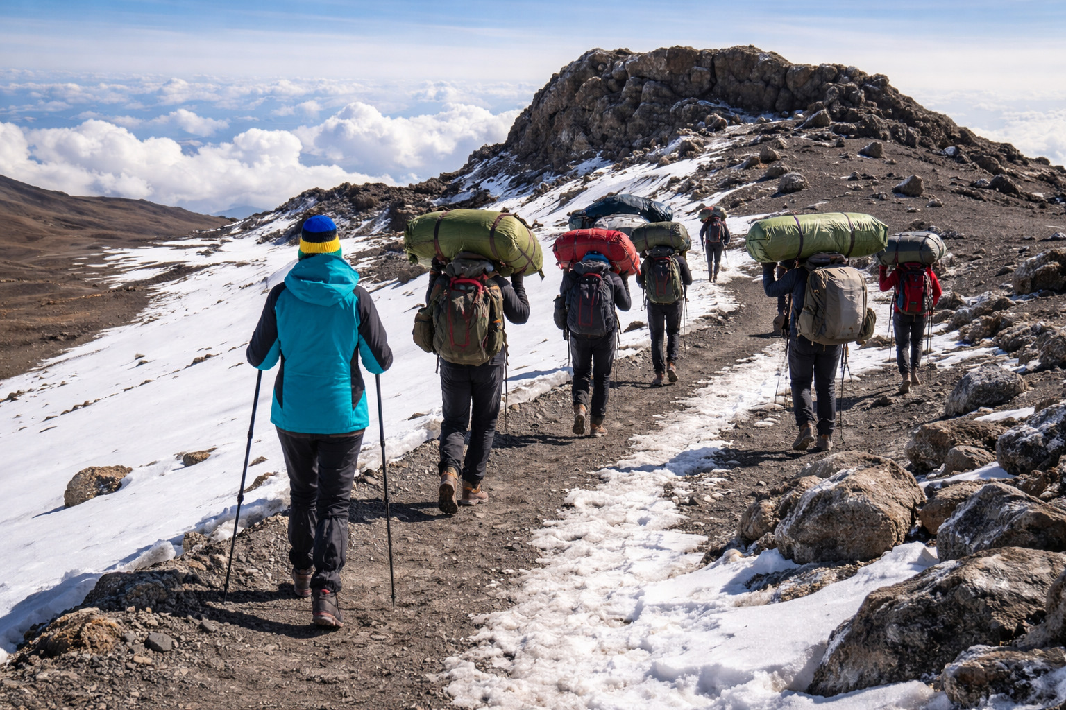 No one summits Mount Kilimanjaro alone. Supported by the dedication of our guides and porters, you will push through the freezing night toward a breathtaking reward—standing above the clouds at the point where earth meets the sky.

​Start your Kilimanjaro adventure with Rocky Africa Experience today.

​Inquiries &  Reservations:

​Website www.rockyafricaexperience.com
​Email: info@rockyafricaexperience.com
​Call/WhatsApp: +255 713 550 312

#Kilimanjaro #RoofOfAfrica #MountainAdventure #ClimbKilimanjaro #TanzaniaTravel #AdventureAwaits #HikingLife #ExploreAfrica #AboveTheClouds #BucketListAdventure